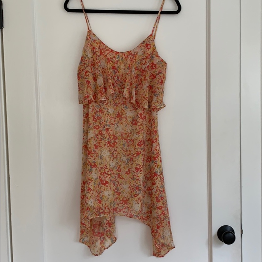 BCBGeneration Assymetrical Printed Dress